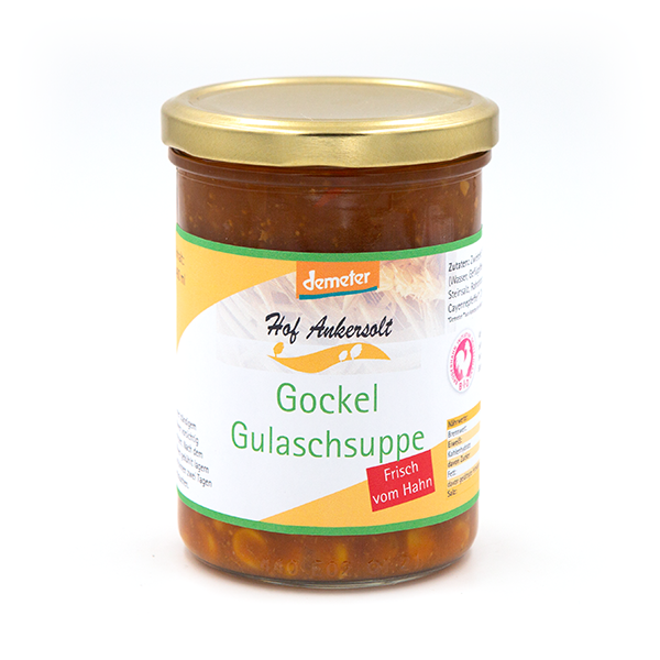 Produktfoto zu Gockel Gulaschsuppe 400ml