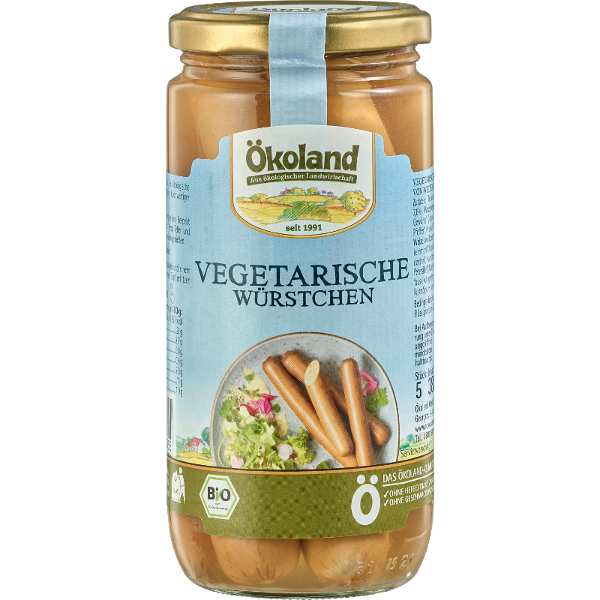 Produktfoto zu Vegetarische Würstchen im Glas (5 Stück)