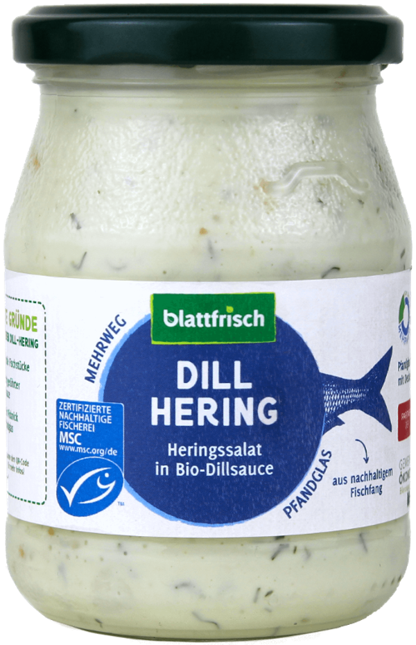 Produktfoto zu Heringssalat Dill 250g