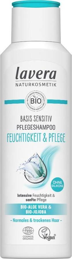 Produktfoto zu Lavera Pflegeshampoo basis sensitiv Feuchtigkeit 250ml