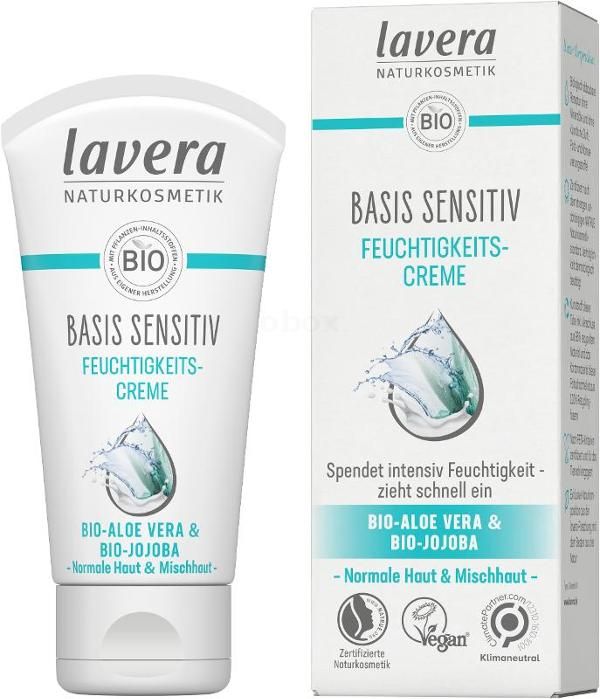 Produktfoto zu Lavera basis sensitiv Feuchtigkeitscreme 50ml