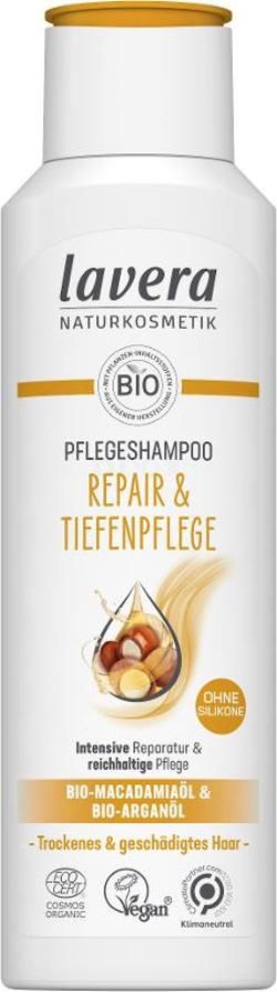 Produktfoto zu Lavera Shampoo Repair und Tiefenpflege 250ml