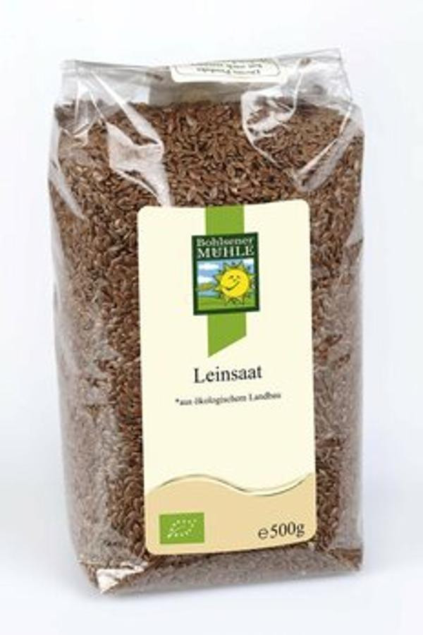 Produktfoto zu Leinsaat braun 500g