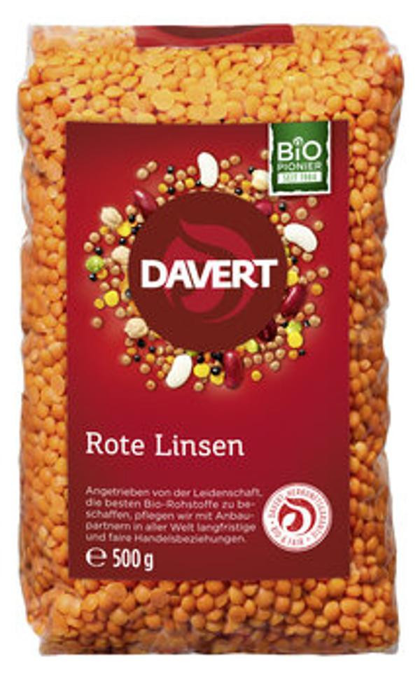 Produktfoto zu Linsen rot 500 g