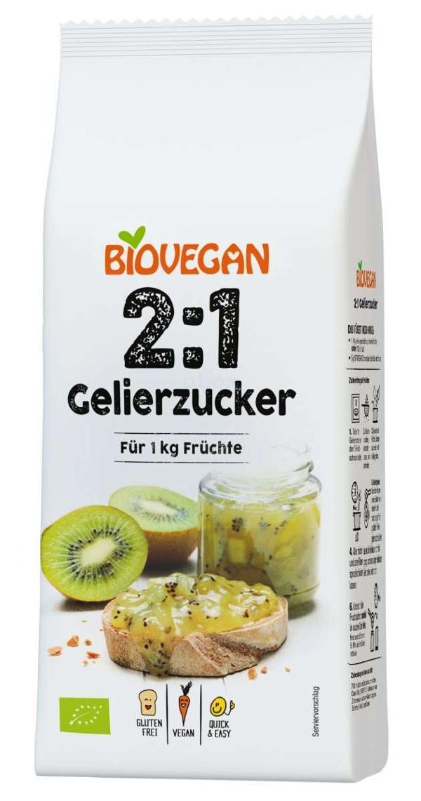 Produktfoto zu Gelierzucker 2:1 (vegan) 500g