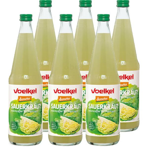 Produktfoto zu Sauerkrautsaft Kiste 6x0,7L