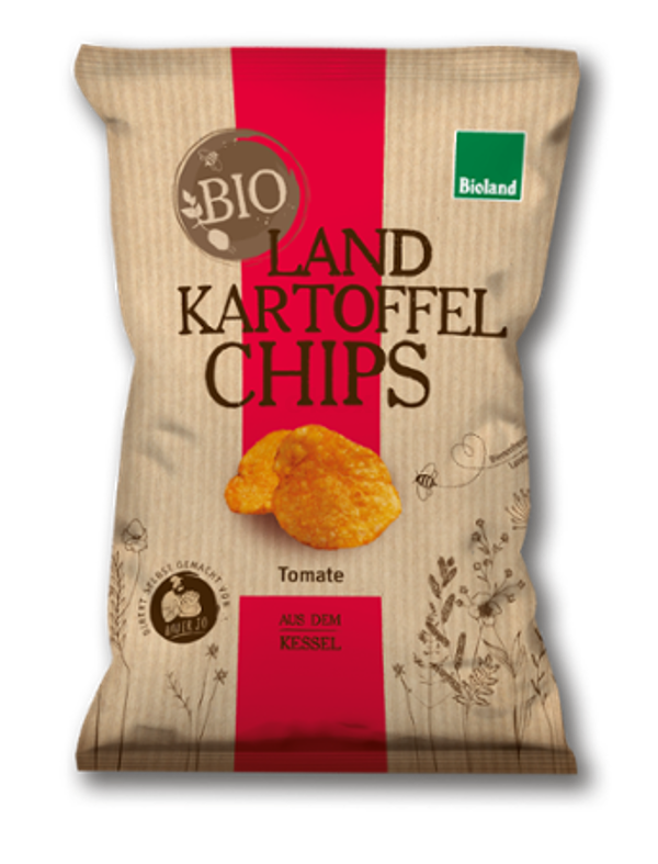 Produktfoto zu Landkartoffelchips Tomate