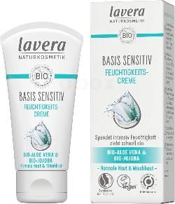 Produktfoto zu Lavera basis sensitiv Feuchtigkeitscreme 50ml