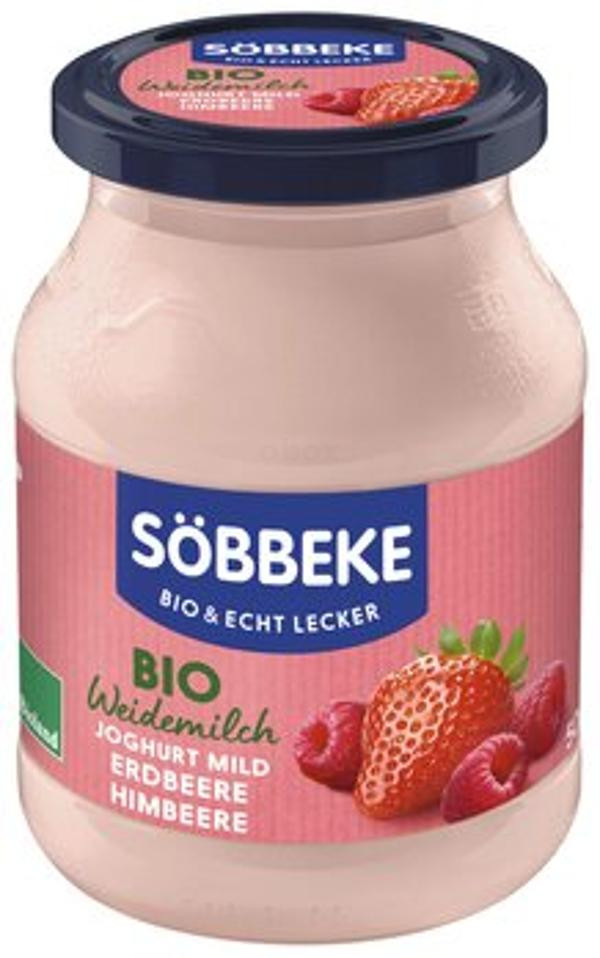 Produktfoto zu Erdbeer-Himbeere Joghurt 500g