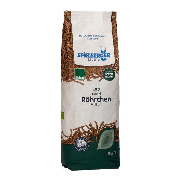 Produktfoto zu Dinkel Vollkorn Röhrchen 500g