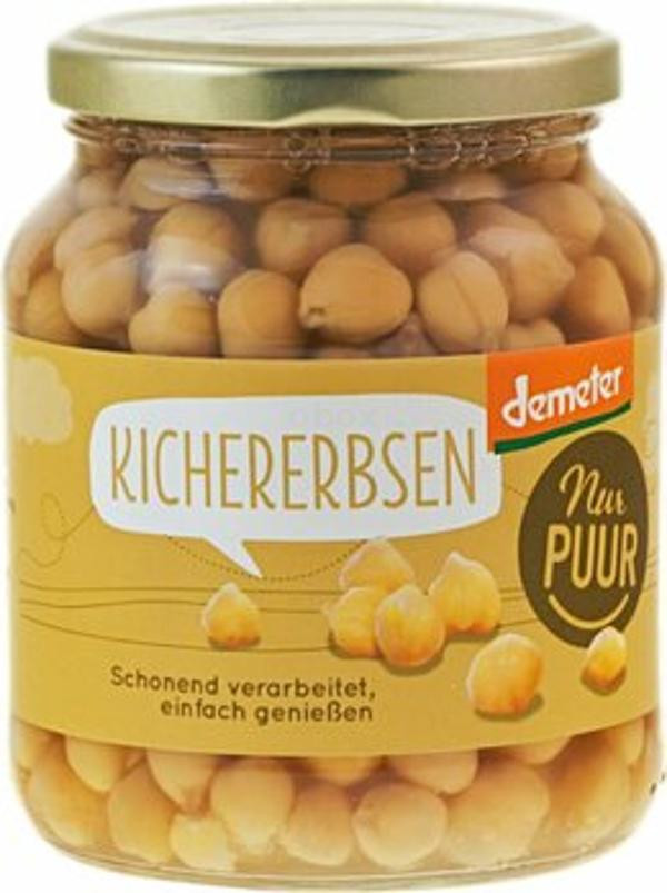 Produktfoto zu Kichererbsen im Glas 350g