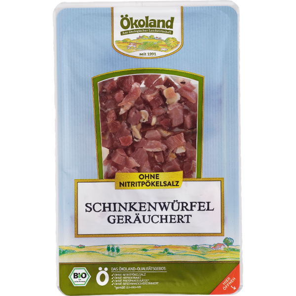 Produktfoto zu Schinkenwürfel geräuchert (80g)