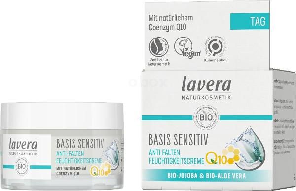 Produktfoto zu Lavera basis Anti Falten Feuchtigkeitscreme Q10 50ml