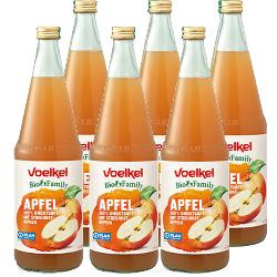 Produktfoto zu Apfelsaft Bio Family Kiste 6x1L