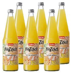 Produktfoto zu BioZisch Natur Orange Kiste 6x0,7L