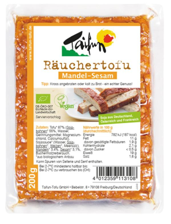 Produktfoto zu Räuchertofu Mandel Sesam 200g