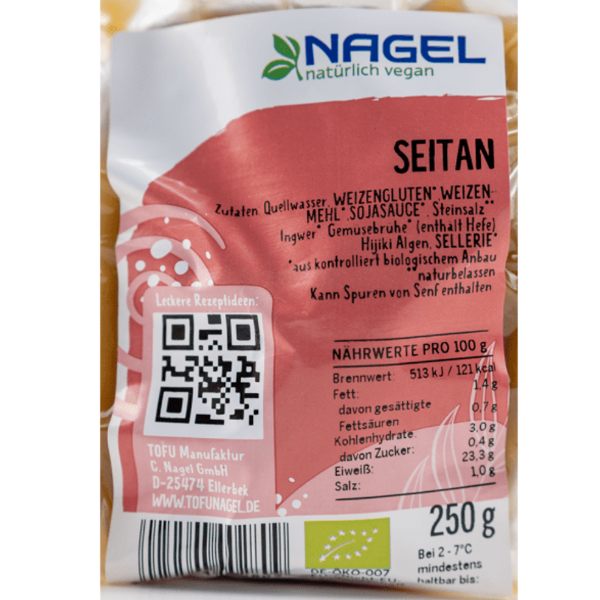 Produktfoto zu Seitan Natur 250g