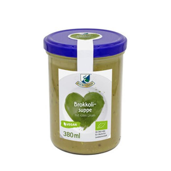 Produktfoto zu Brokkolisuppe mit Linse 380 ml (vegan)