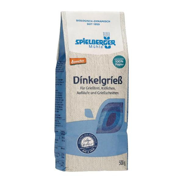 Produktfoto zu Dinkelgrieß 500g